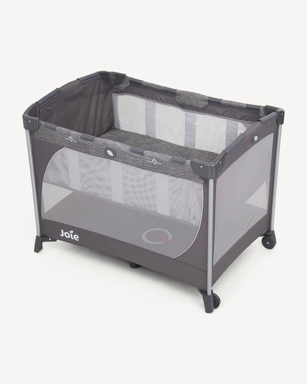 Joie Commuter Change & Snooze Travel Cot-Changer & Snoozing Seat Included-Compact Fold-For 0M+ (Upto 15 Kg)-Grey - Image 3