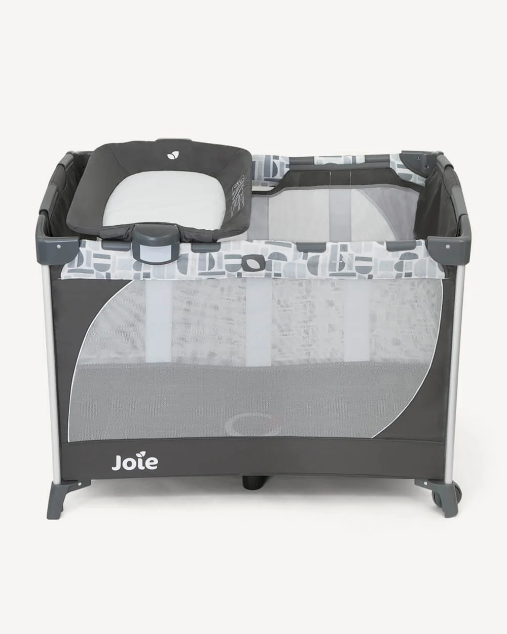 Joie Commuter Change Travel Cot-Changer Included-Compact Fold-For 0M+ (Upto 15 Kg)-Logan - Image 3