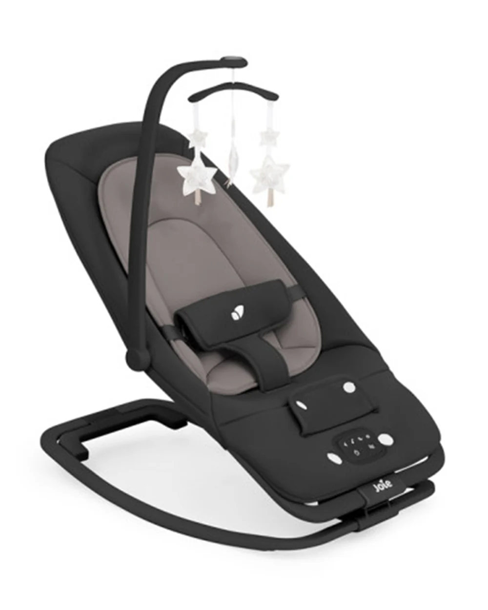 Joie Dreamer Rocker & Bouncer-3 Position Reclining Seat-2 Position Adjustable Leg Rest-With Removable & Rotating Toy Bar-2 Years Warranty-Upto 15 Kg-Ink - Image 6