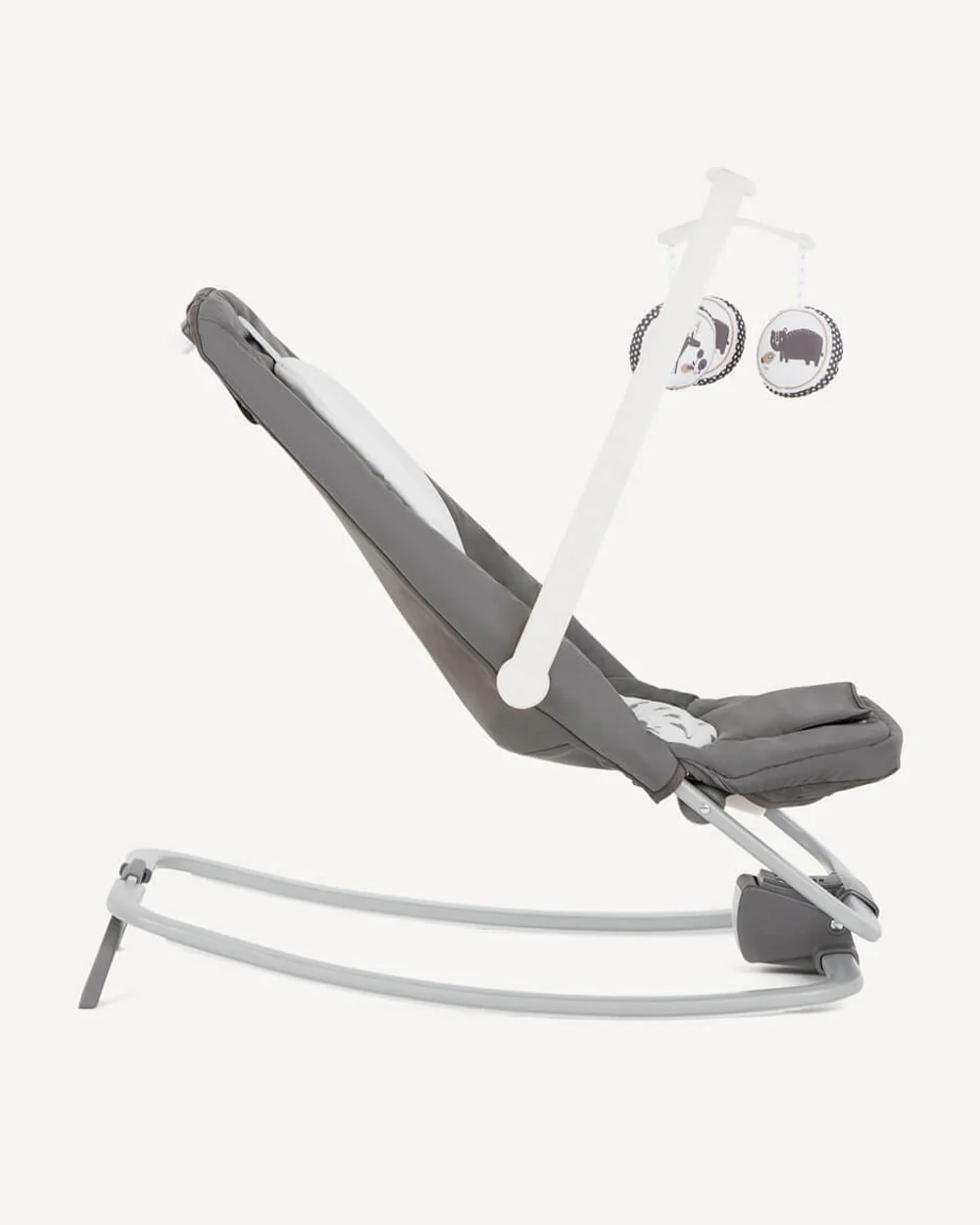 Joie Dreamer Rocker & Bouncer-3 Position Reclining Seat-2 Position Adjustable Leg Rest-With Removable & Rotating Toy Bar-Battery Operated-2 Years Warranty-Upto 9 Kg-Frankie & Friends - Image 6