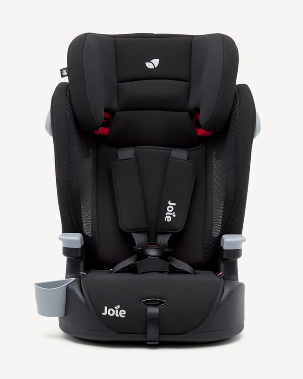Joie Elevate Baby Car Seat-Forward Facing-10 Positions Adjustable Headrest-With Ventilated Mesh Sides & Integrated Cup Holder-2 Years Warranty-For 1 to 12Y (From 9 to 36 Kg)-Two Tone Black - Image 11