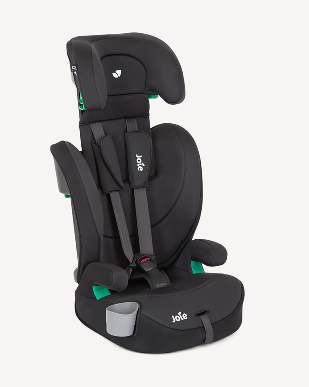 Joie Elevate R129 Baby Car Seat-Forward Facing Booster Seat-10 Positions Adjustable Headrest-5 Point Harness-2 Years Warranty-15M to 12 Years ( Upto 36 Kg )-Shale - Image 8