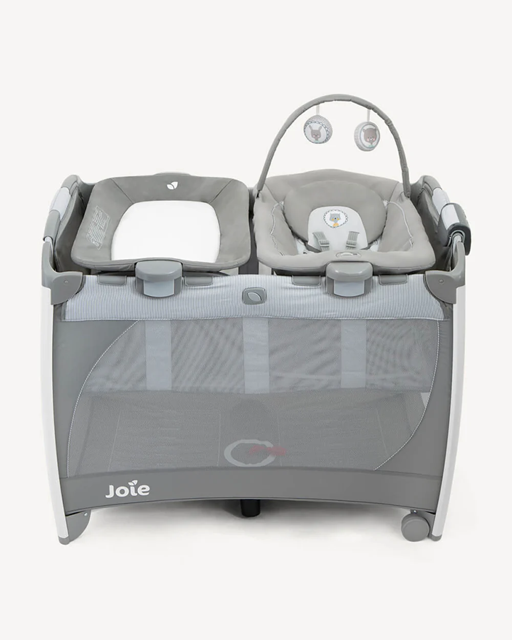 Joie Excursion Change & Bounce-Includes Changer, Bouncer & Carry Bag-5 Calming Nature Sound & 5 Classical Lullabies-Removable Bassinet-Compact Fold-For Infants-Upto 15 Kg-Portrait - Image 4