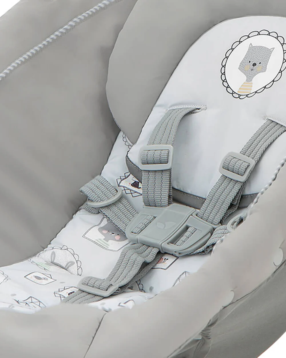 Joie Excursion Change & Bounce-Includes Changer, Bouncer & Carry Bag-5 Calming Nature Sound & 5 Classical Lullabies-Removable Bassinet-Compact Fold-For Infants-Upto 15 Kg-Portrait - Image 6