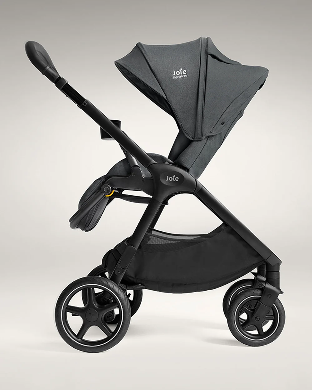 Joie Finiti Baby Stroller-Height Adjustable Handle Height-Reversible & Flat Reclining Seat-Travel System Compatible-2 Years Warranty-For 0 to 4Y (Upto 22 Kg)-Ebony - Image 7