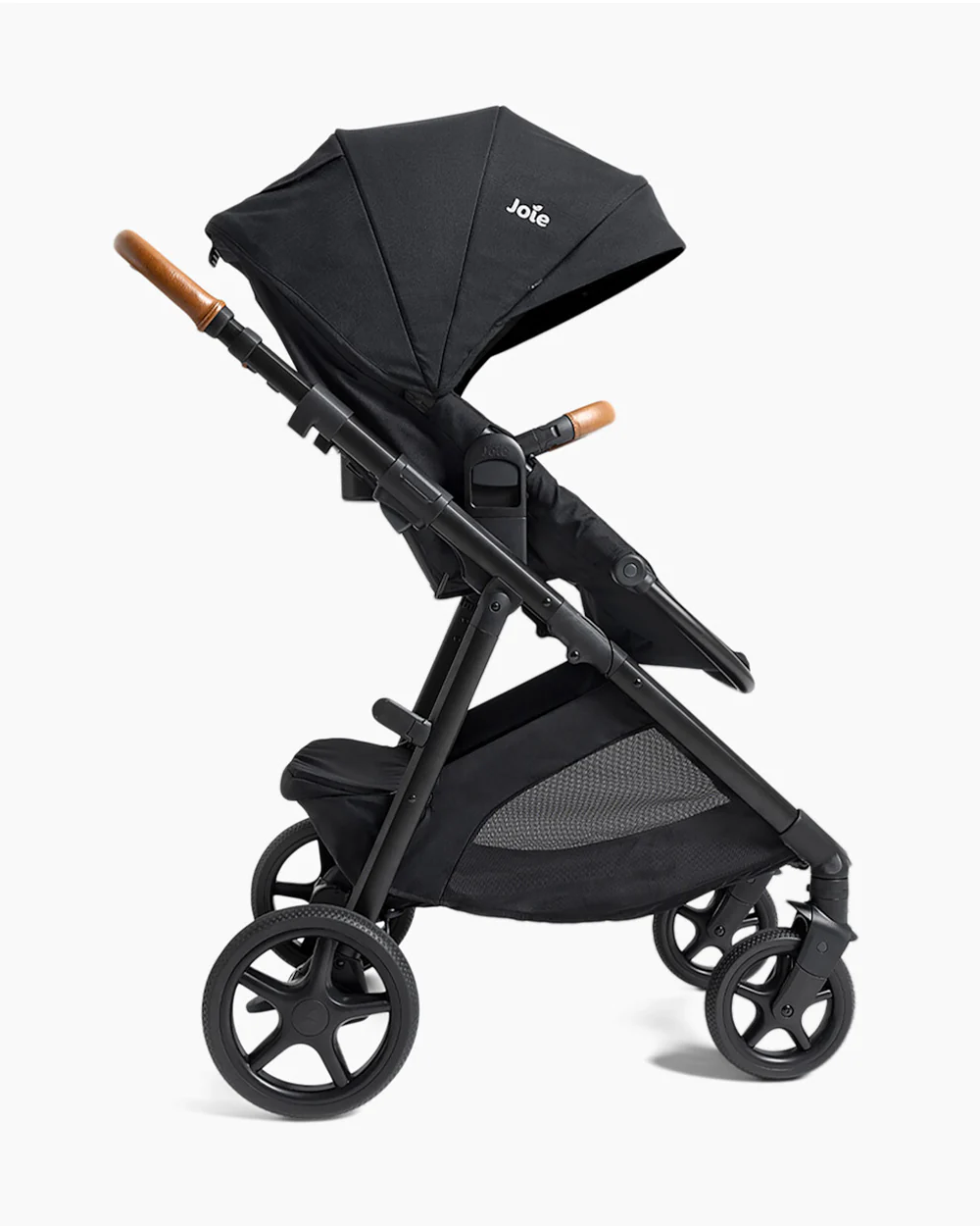 Joie Ginger Stroller-Converts into Pramette (Carry Cot)-Height Adjustable & Parent Handle Bar-Reversible & Flat Reclining Seat-2 Years Warranty-Pram For 0 to 4Y (Upto 22 Kg)-Shale - Image 7