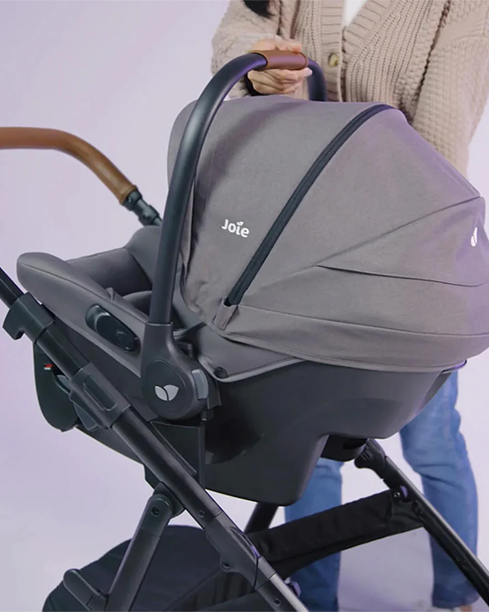 Joie Hazel Baby Stroller-Height Adjustable Seat & Parent Handle Bar-Reversible & Flat Reclining Seat-Car Seat Compatible-2 Years Warranty-For 0 to 4Y (Upto 22 kg)-Blush - Image 12