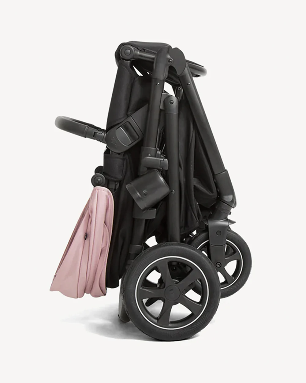Joie Hazel Baby Stroller-Height Adjustable Seat & Parent Handle Bar-Reversible & Flat Reclining Seat-Car Seat Compatible-2 Years Warranty-For 0 to 4Y (Upto 22 kg)-Blush - Image 9