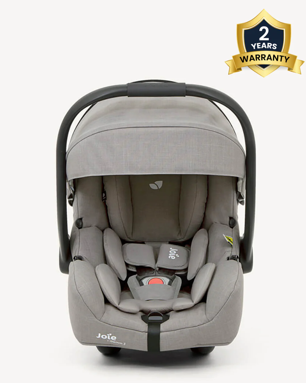 Joie i-Gemm 3 Baby Car Seat-Rear Facing-Airline Certified-3 Point Harness-UPF 50+ Sun & Water Repellent Canopy-For 0 to 1.5Y (Upto 13 Kg)-Pebble - Image 2