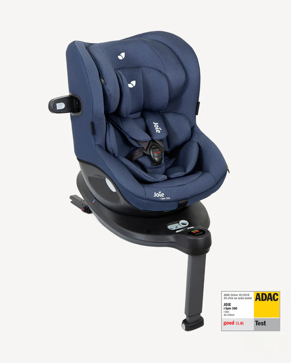 Joie i-Spin 360 Baby Car Seat-Convertible-(Front & Rear Facing)-6 Positions Recline-360 Degrees Rotation-2 Years Warranty-For 0 to 4Y (Upto 19 Kg)-Deep Sea - Image 7