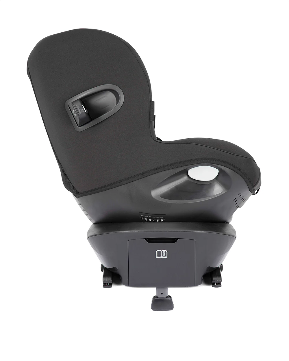 Joie i-Spin Safe Baby Car Seat-Rear Facing-Swedish Plus Test Certified (Toughest Crash Test)-90 Degrees Rotation-3 Piece Infant Insert-6 Positions Adjustable Headrest-2 Years Warranty-For 0 to 4Y (Upto 18.5Kg)-Coal - Image 7