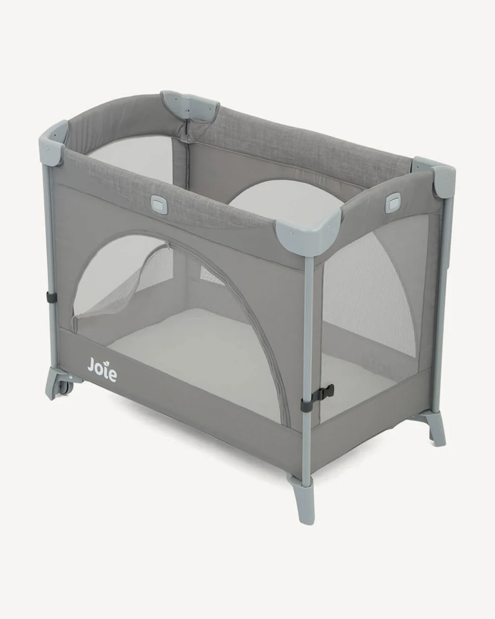 Joie Kubbie Sleep Bedside Crib & Travel Cot-With Removable Mattress-Compact Fold-Includes Travel Bag-Foggy Grey-For 0 to 36M - Image 10