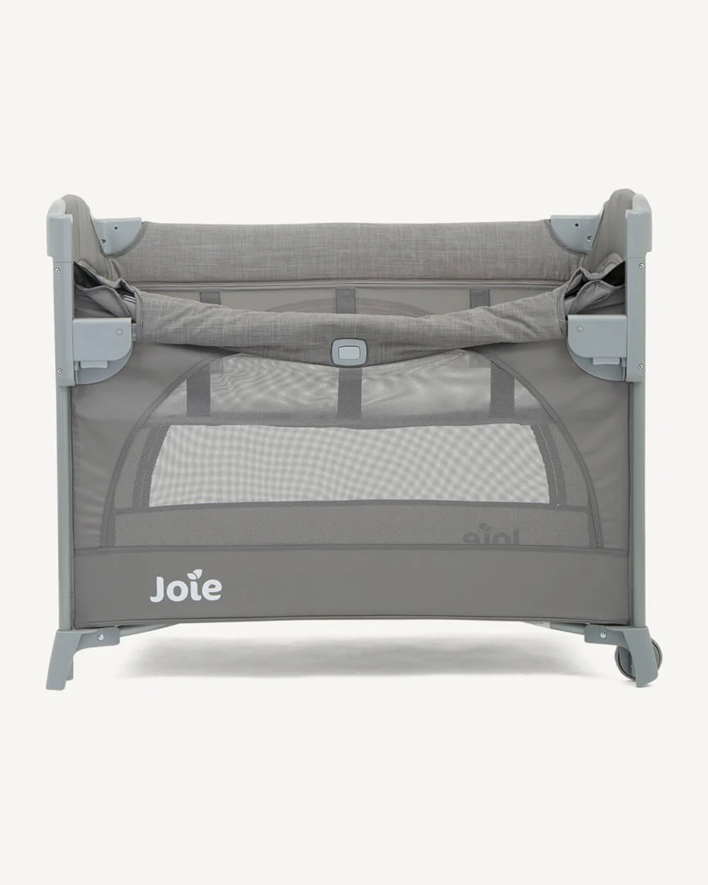 Joie Kubbie Sleep Bedside Crib & Travel Cot-With Removable Mattress-Compact Fold-Includes Travel Bag-Foggy Grey-For 0 to 36M - Image 12