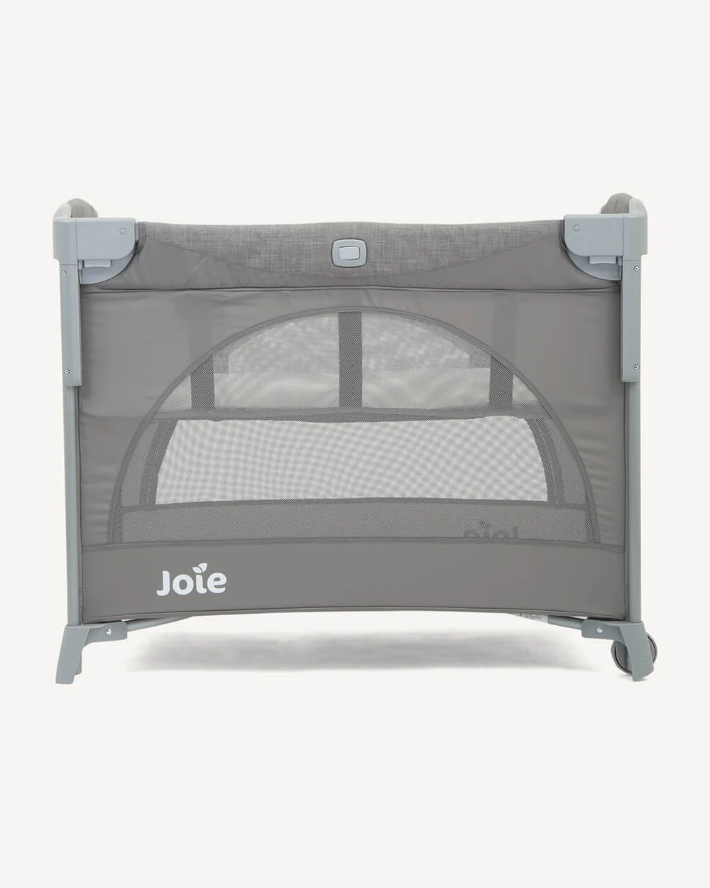 Joie Kubbie Sleep Bedside Crib & Travel Cot-With Removable Mattress-Compact Fold-Includes Travel Bag-Foggy Grey-For 0 to 36M - Image 4