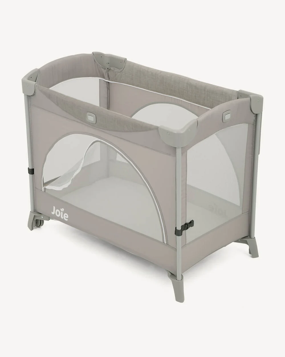 Joie Kubbie Sleep Bedside Crib & Travel Cot-With Removable Mattress-Compact Fold-Includes Travel Bag-Satellite-For 0 to 36M - Image 6
