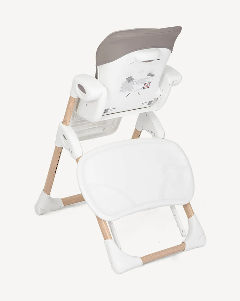 Joie Mimzy Recline High Chair-5 Position Recline-7 Height Positions-2 Years Warranty-Upto 15 Kg-Walnut Wood - Image 10
