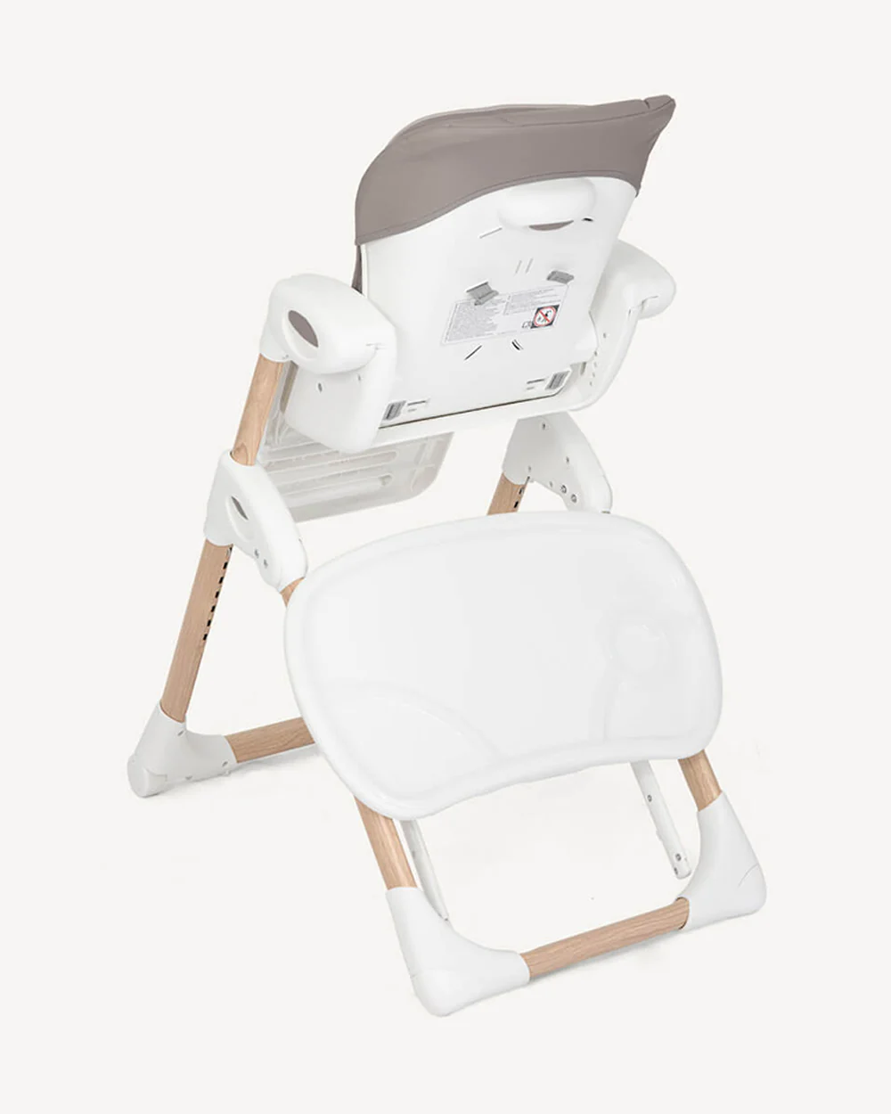 Joie Mimzy Recline High Chair-5 Position Recline-7 Height Positions-2 Years Warranty-Upto 15 Kg-Walnut Wood - Image 8