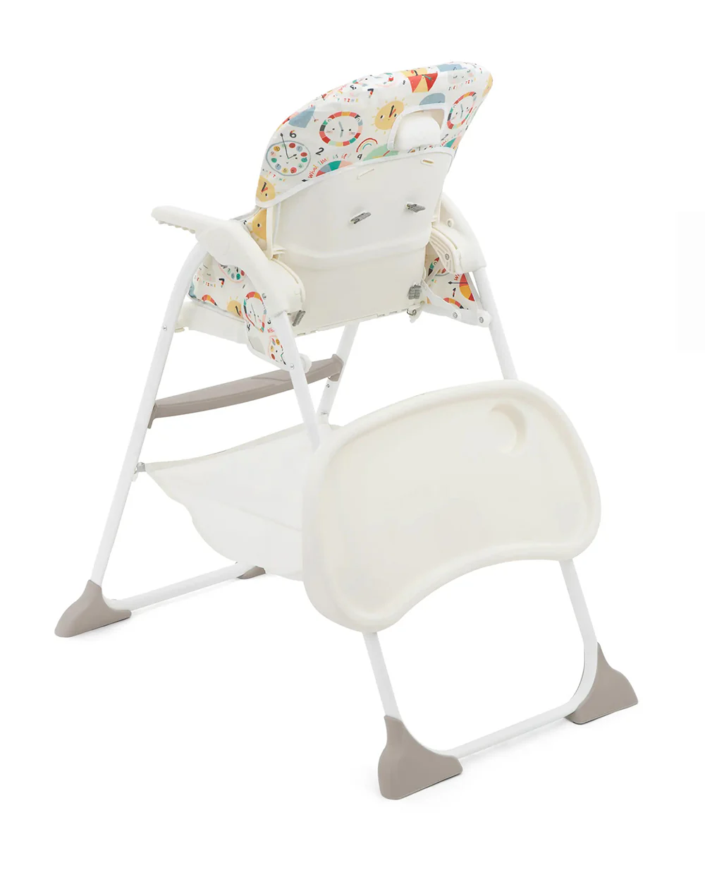 Joie Mimzy Snacker Baby High Chair-One Hand Quick Compact Fold-Streamlined Design-6M to 3Y (Upto 15Kg)-What Time Is It - Image 7
