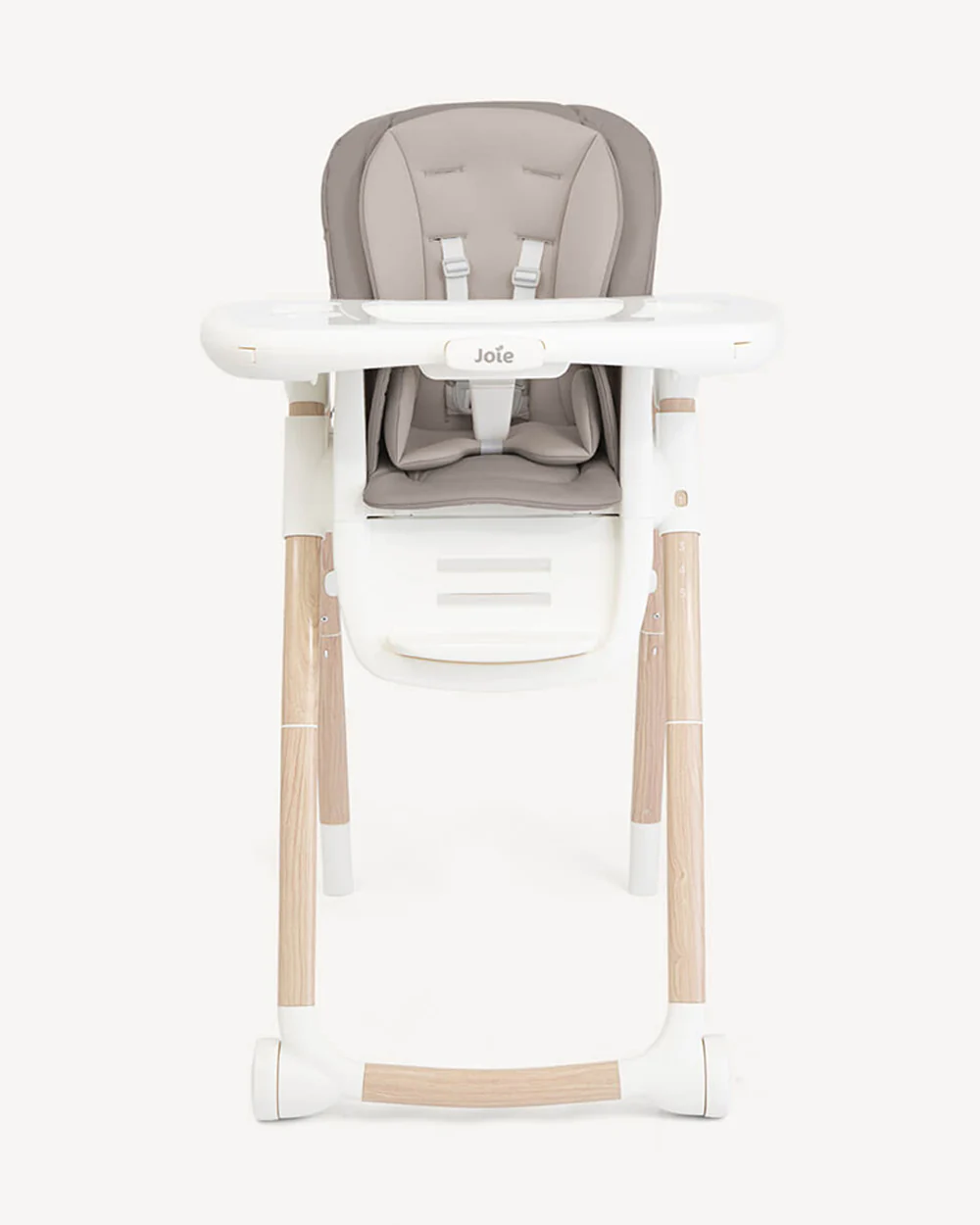 Joie Multiply 6in1 Baby High Chair-5 Level Height Adjustments With 3 Position Adjustable Tray-Convertible To Booster Seat & Mini Table-For 0 to 6Y (Upto 27Kg)-Walnunt Wood - Image 3