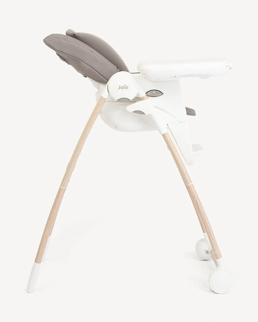 Joie Multiply 6in1 Baby High Chair-5 Level Height Adjustments With 3 Position Adjustable Tray-Convertible To Booster Seat & Mini Table-For 0 to 6Y (Upto 27Kg)-Walnunt Wood - Image 4