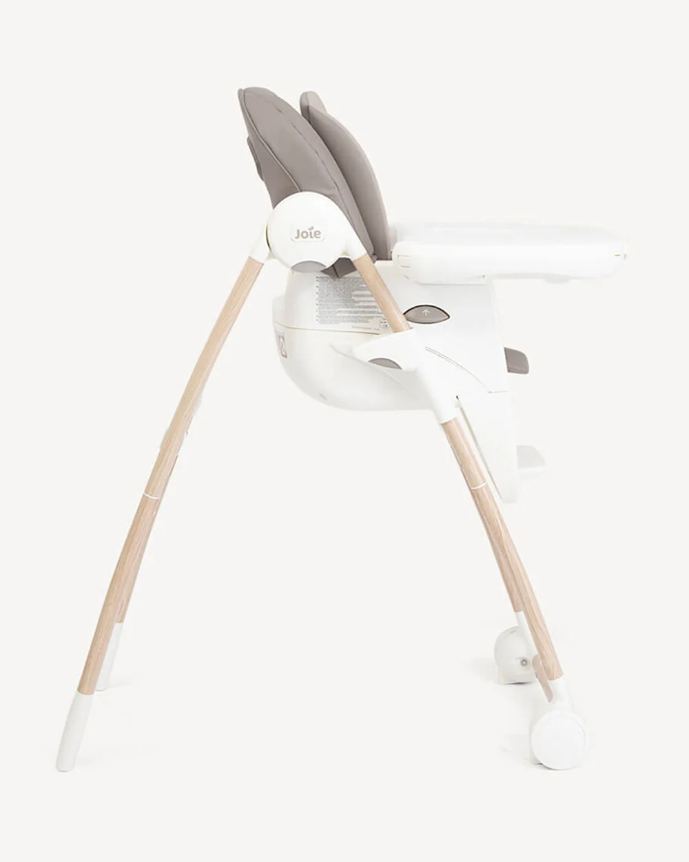Joie Multiply 6in1 Baby High Chair-5 Level Height Adjustments With 3 Position Adjustable Tray-Convertible To Booster Seat & Mini Table-For 0 to 6Y (Upto 27Kg)-Walnunt Wood - Image 5