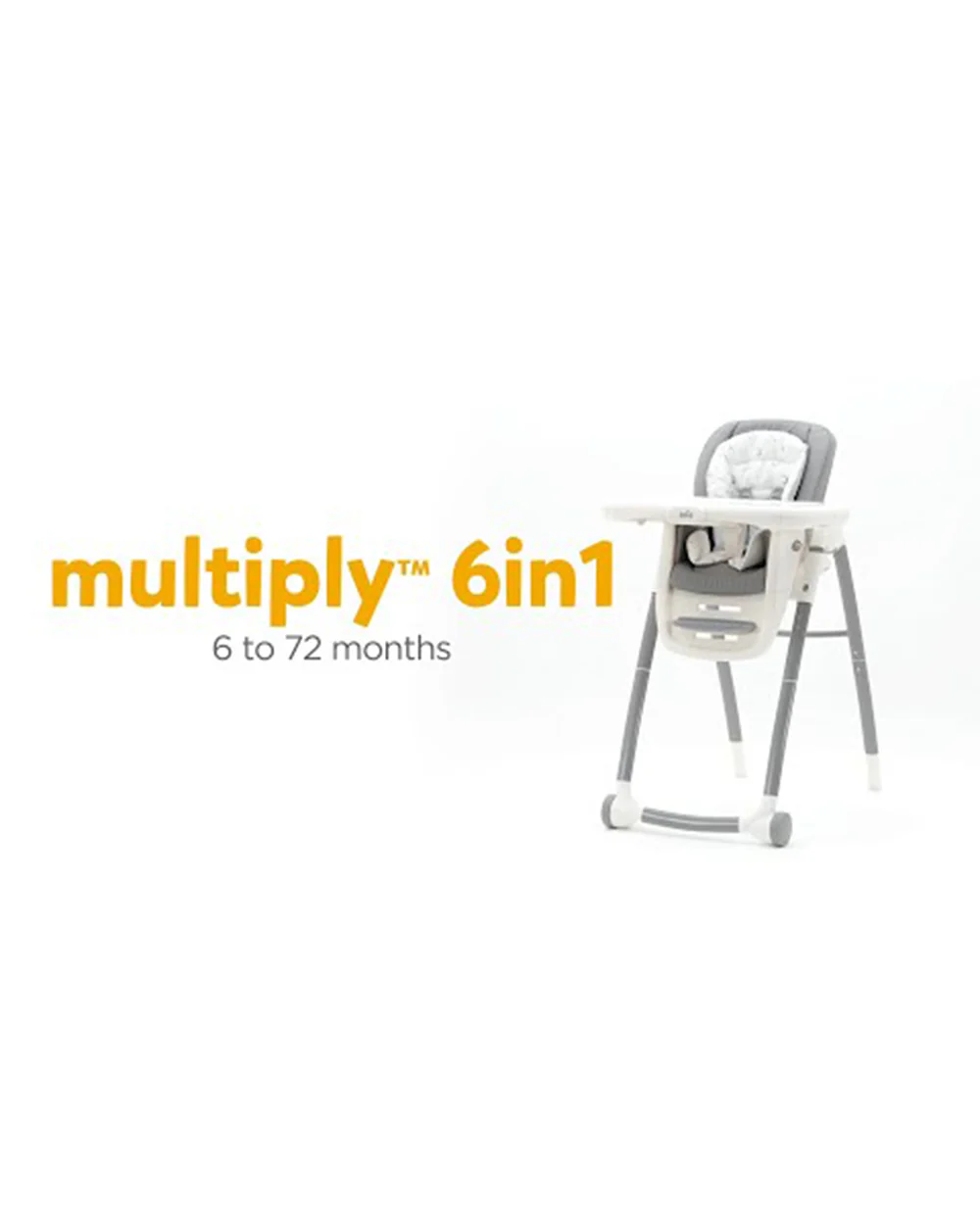 Joie Multiply 6in1 Baby High Chair-5 Level Height Adjustments With 3 Position Adjustable Tray-Convertible To Booster Seat & Mini Table-For 0 to 6Y (Upto 27Kg)-Fern - Image 17