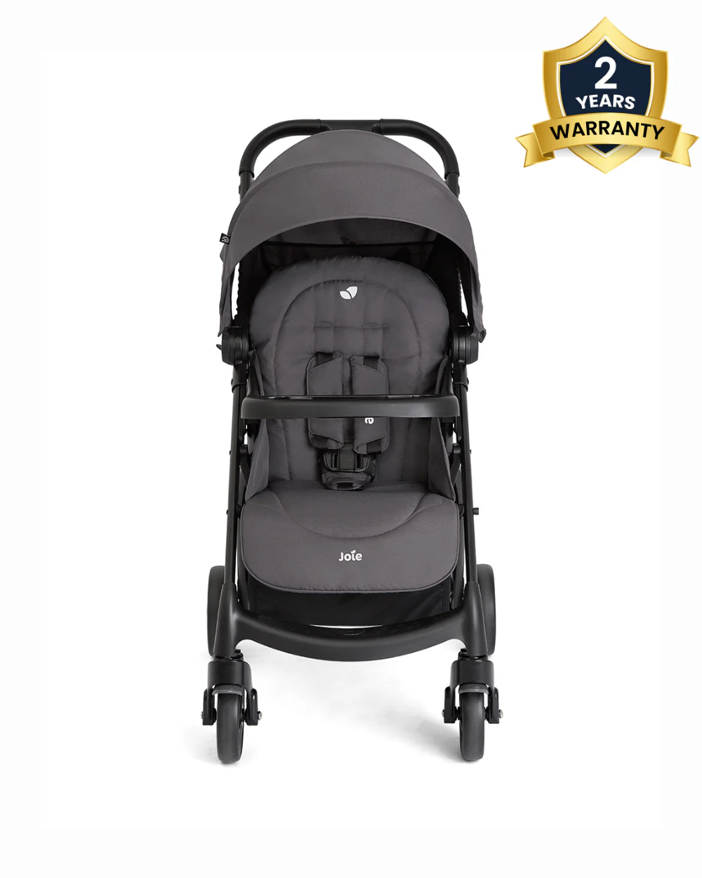 Joie Muze LX Baby Stroller-One Hand Fold-Flat Reclining-For 0 to 3Y (Upto 15Kg)-Thunder - Image 2