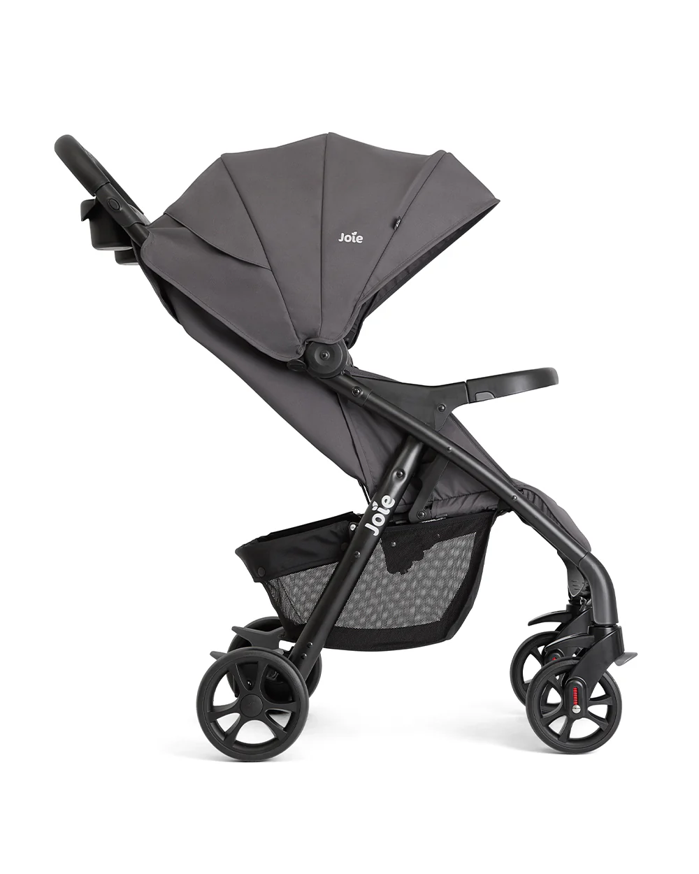 Joie Muze LX Baby Stroller-One Hand Fold-Flat Reclining-For 0 to 3Y (Upto 15Kg)-Thunder - Image 6