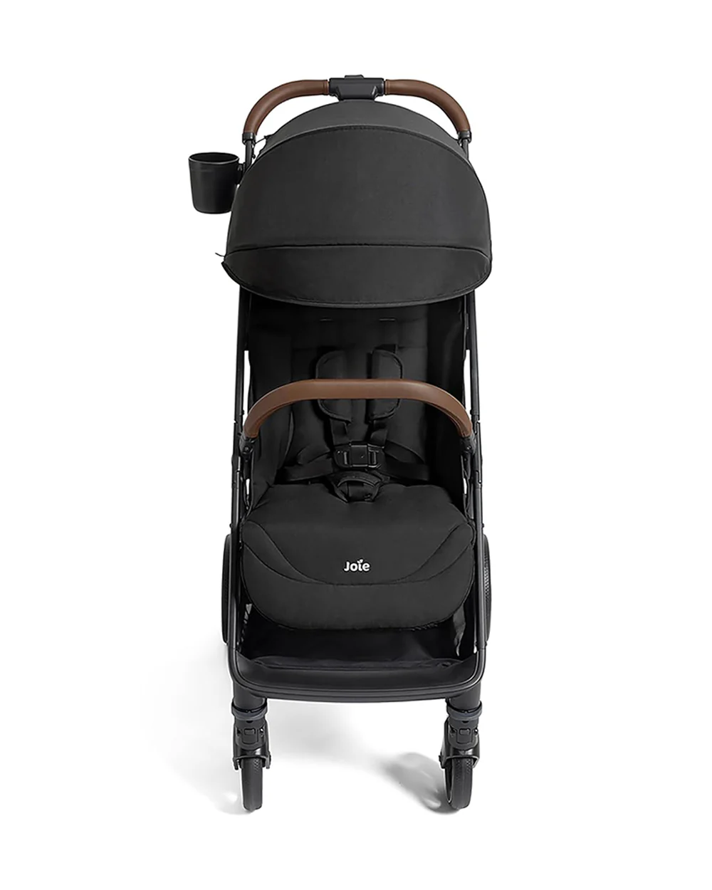 Joie Nutmeg Cabin Friendly Stroller-One Hand Fold-Near Flat Reclining Seat-Car Seat Compatible-2 Years Warranty-For 0 to 4Y (Upto 22 Kg)-Shale - Image 6