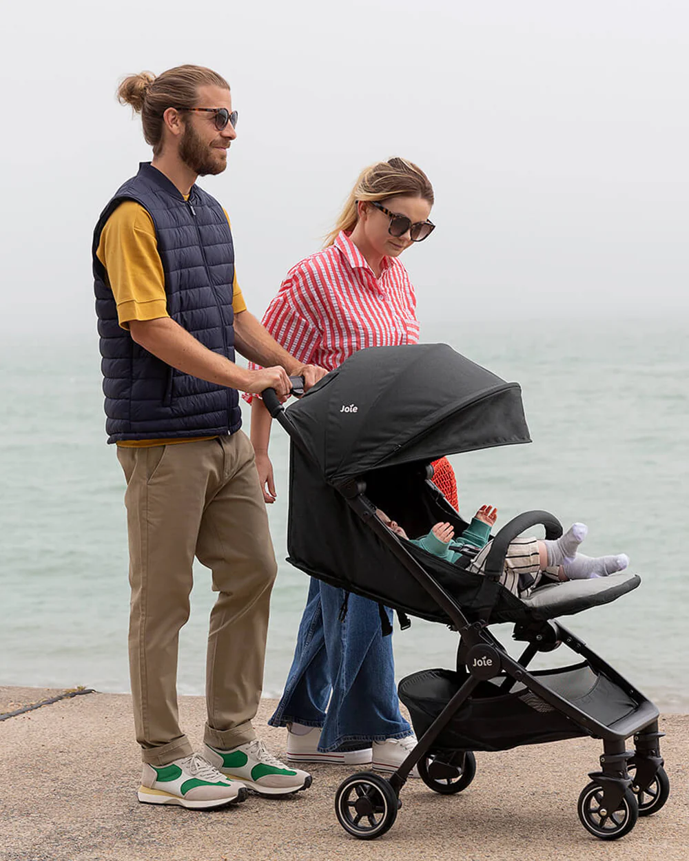 Joie Pact Cabin Firendly Stroller-Multiple Position Recline-Travel System Compatible-For 0 to 3Y (Upto 15 Kg)-Ember - Image 9