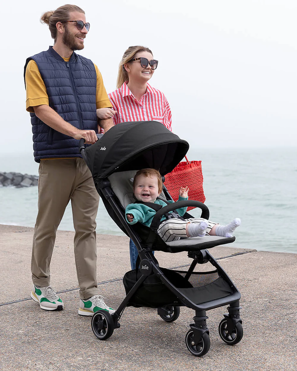 Joie Pact Cabin Firendly Stroller-Multiple Position Recline-Travel System Compatible-For 0 to 3Y (Upto 15 Kg)-Ember - Image 6