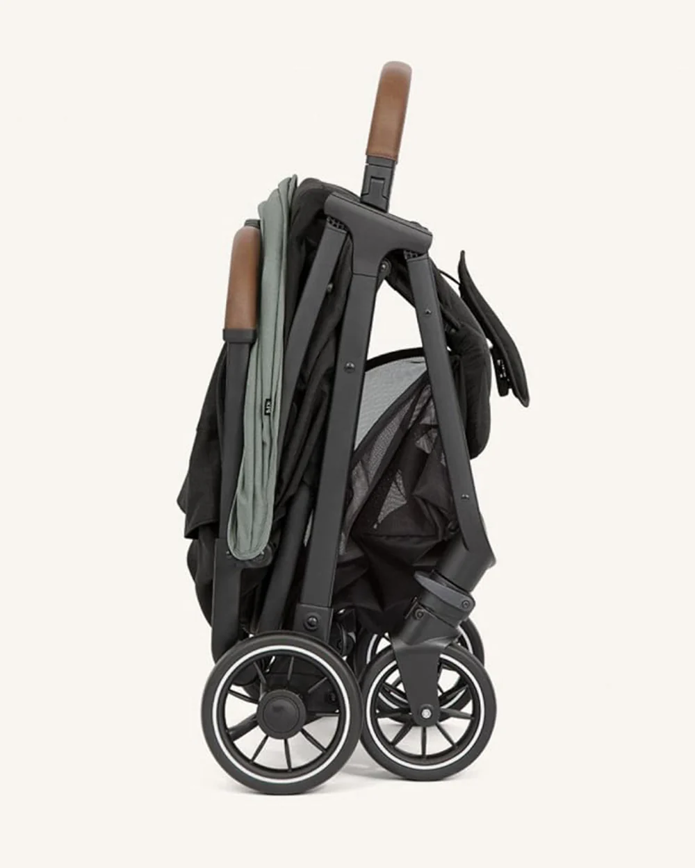 Joie Pact Pro Cabin Friendly Stroller-One Hand Fold-Flat Reclining Seat-Travel System Compatible-2 Years Warranty-Pram for 0 to 4Y (Upto 22 Kg)-Abyss - Image 9