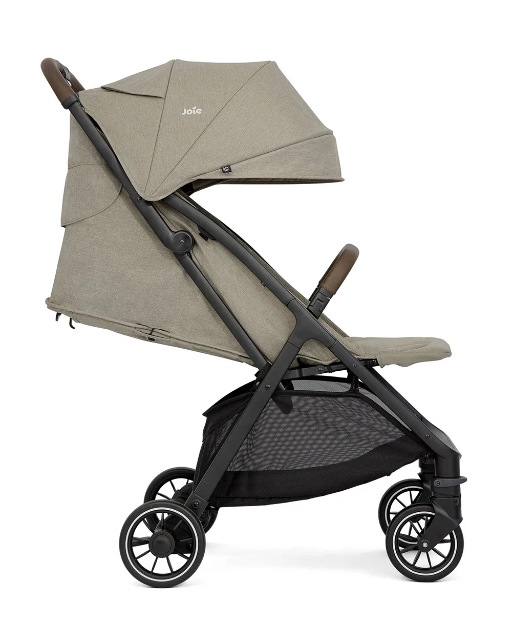 Joie Pact Pro Cabin Friendly Stroller-One Hand Fold-Flat Reclining Seat-Travel System Compatible-2 Years Warranty-Pram for 0 to 4Y (Upto 22 Kg)-Oak - Image 6