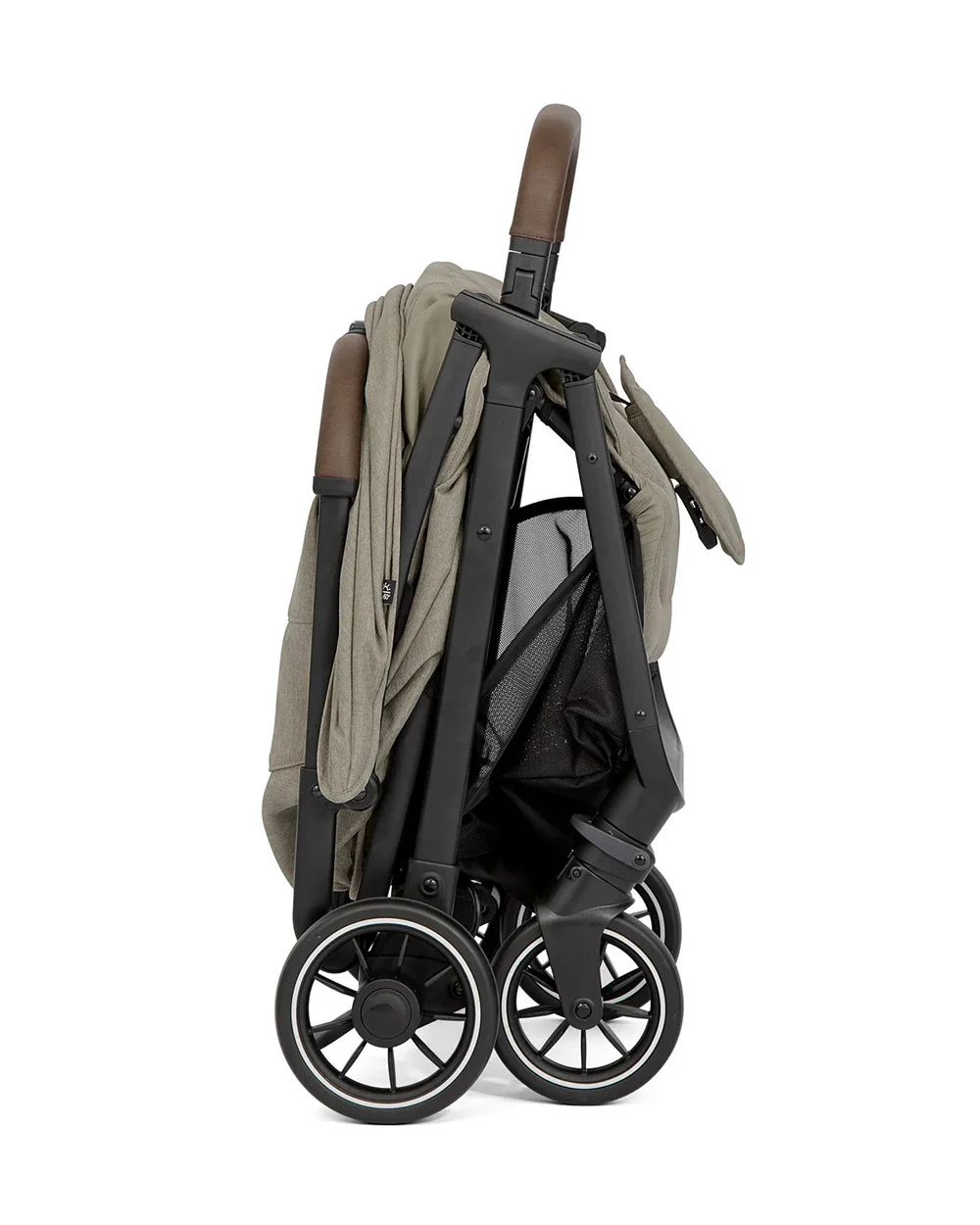 Joie Pact Pro Cabin Friendly Stroller-One Hand Fold-Flat Reclining Seat-Travel System Compatible-2 Years Warranty-Pram for 0 to 4Y (Upto 22 Kg)-Oak - Image 7