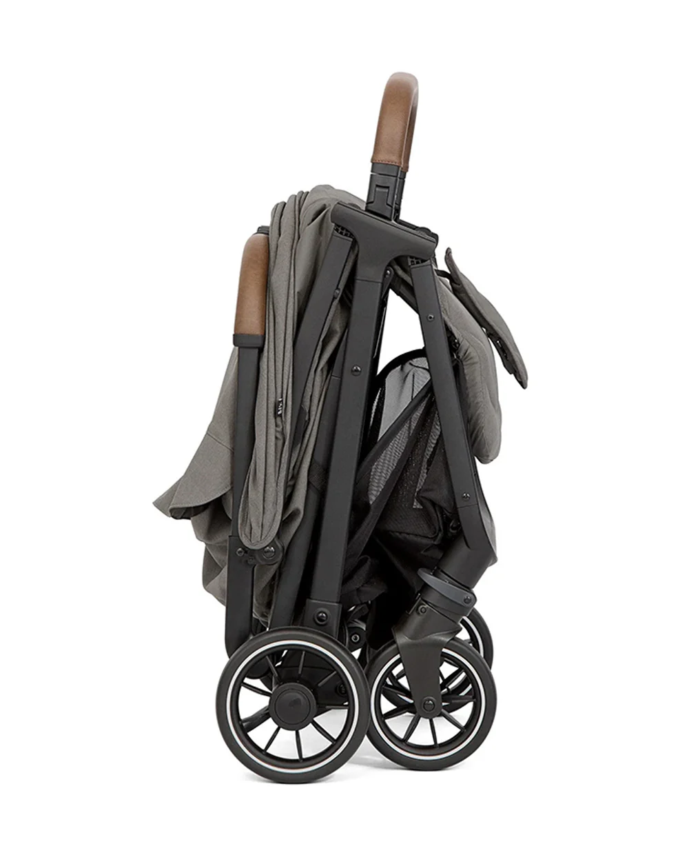 Joie Pact Pro Cabin Friendly Stroller-One Hand Fold-Flat Reclining Seat-Travel System Compatible-2 Years Warranty-Pram for 0 to 4Y (Upto 22 Kg)-Pebble - Image 10