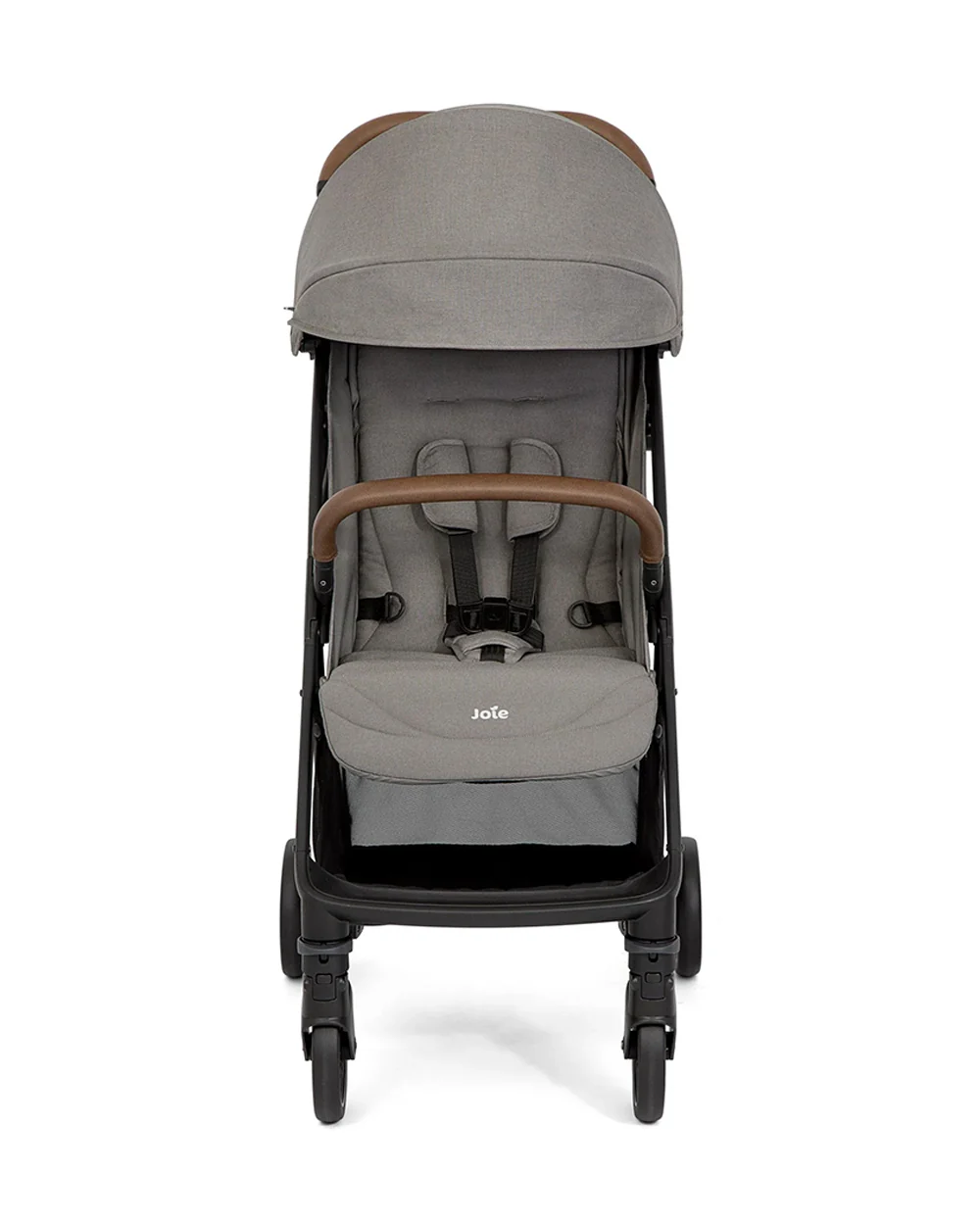 Joie Pact Pro Cabin Friendly Stroller-One Hand Fold-Flat Reclining Seat-Travel System Compatible-2 Years Warranty-Pram for 0 to 4Y (Upto 22 Kg)-Pebble - Image 8