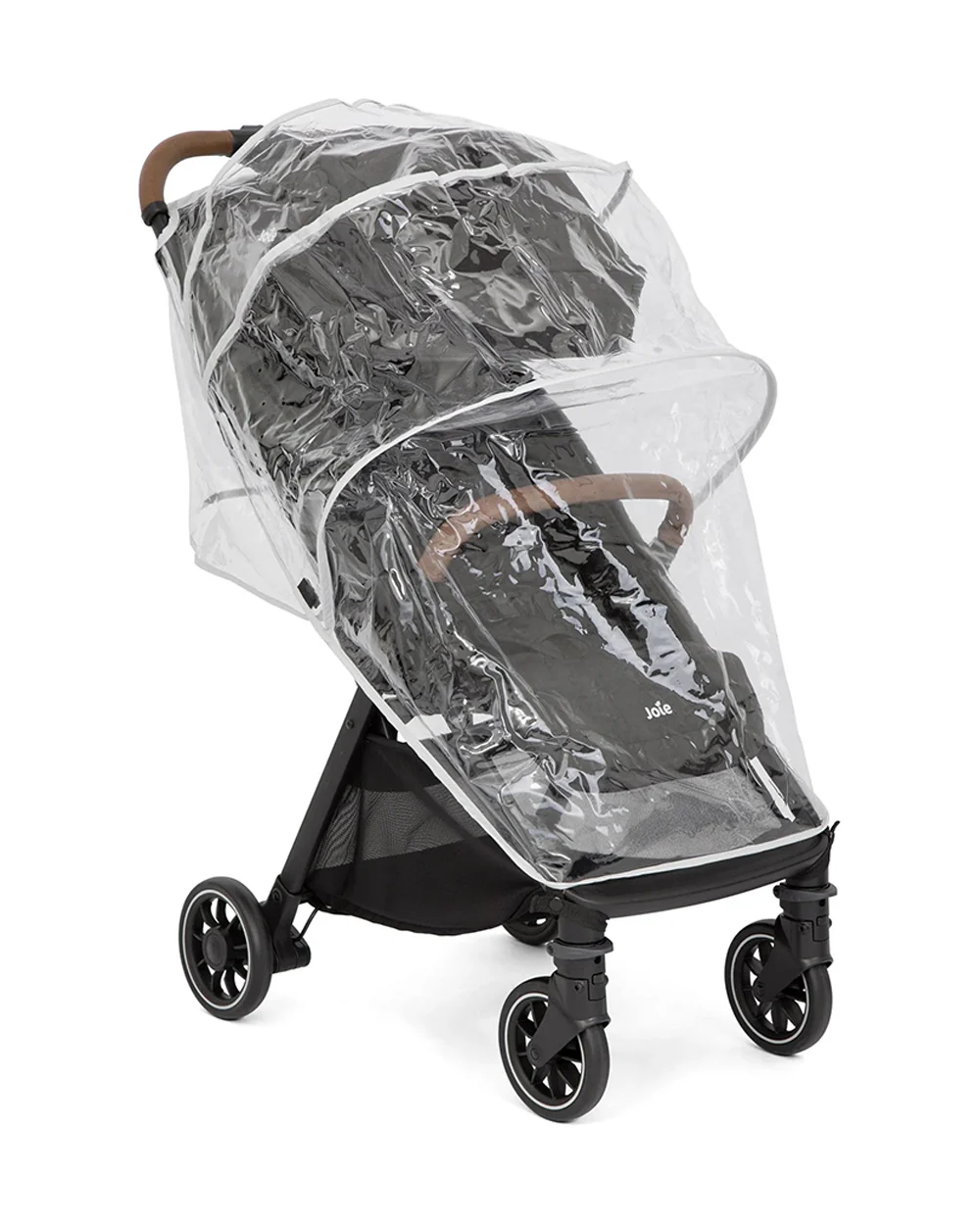 Joie Pact Pro Cabin Friendly Stroller-One Hand Fold-Flat Reclining Seat-Travel System Compatible-2 Years Warranty-Pram for 0 to 4Y (Upto 22 Kg)-Shale - Image 9
