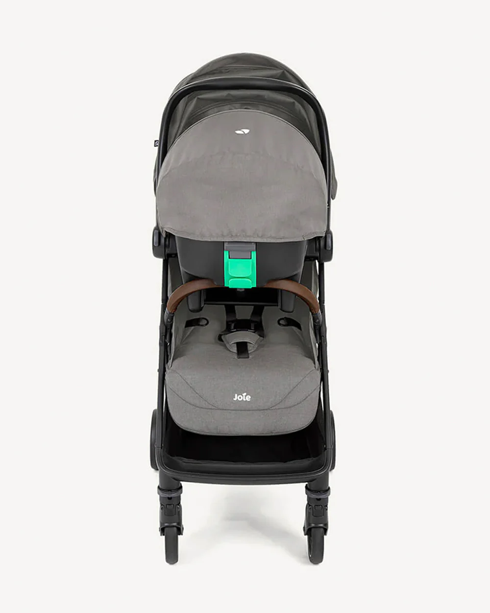 Joie Pact Pro Lightweight Stroller & i-Snug 2 Car Seat Travel System-Stroller Features (One Hand Fold, Upto Upto 22 Kg)-Car Seat Features (Adjustable Headrest, Upto 13 Kg)-Pebble - Image 10