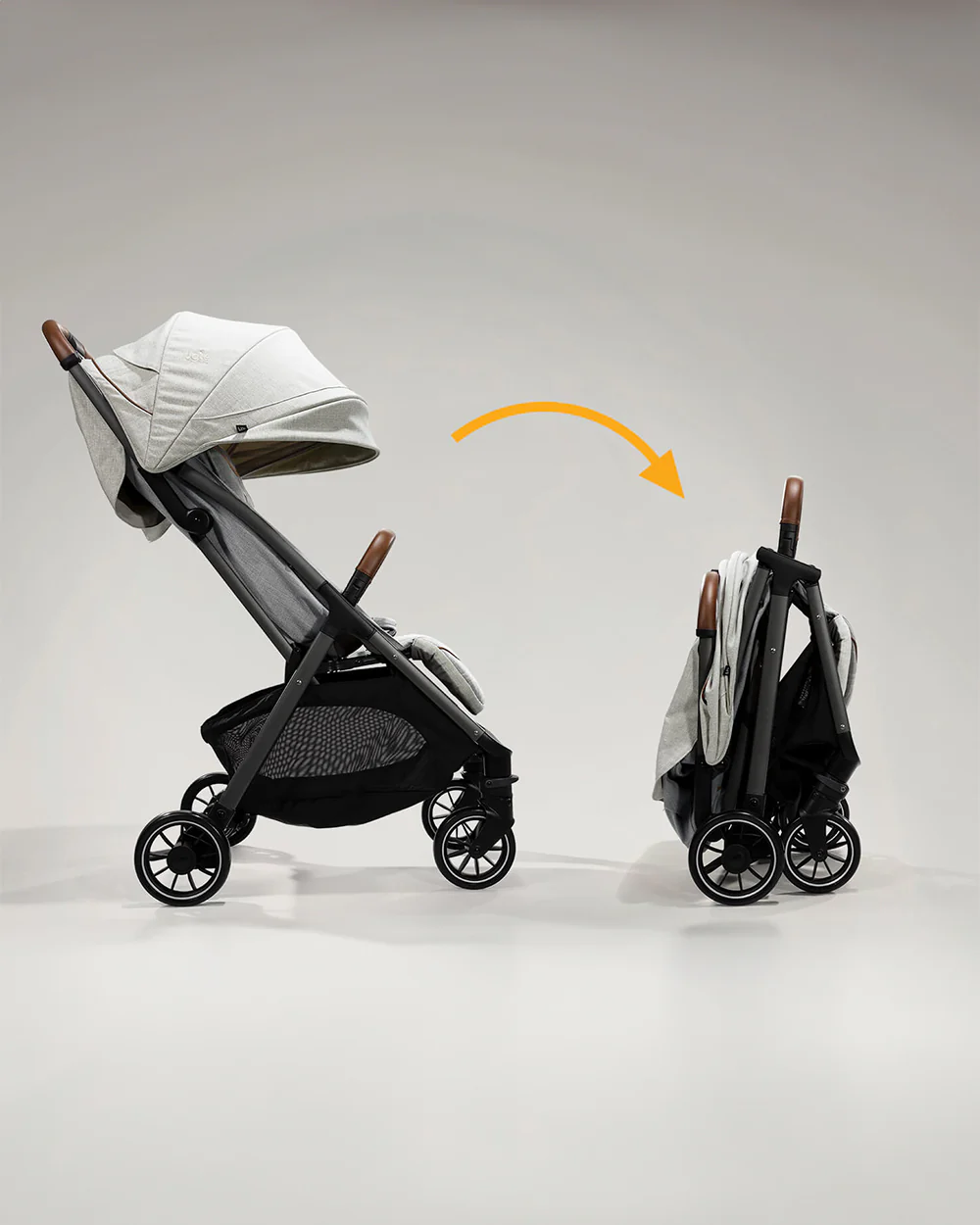 Joie Parcel Lightweight Baby Stroller-Multiple Position Recline-Travel System Compatible-Pram for 0 to 4Y (Upto 22 Kg)-Carbon - Image 15