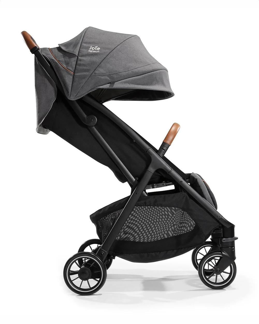Joie Parcel Lightweight Baby Stroller-Multiple Position Recline-Travel System Compatible-Pram for 0 to 4Y (Upto 22 Kg)-Carbon - Image 8