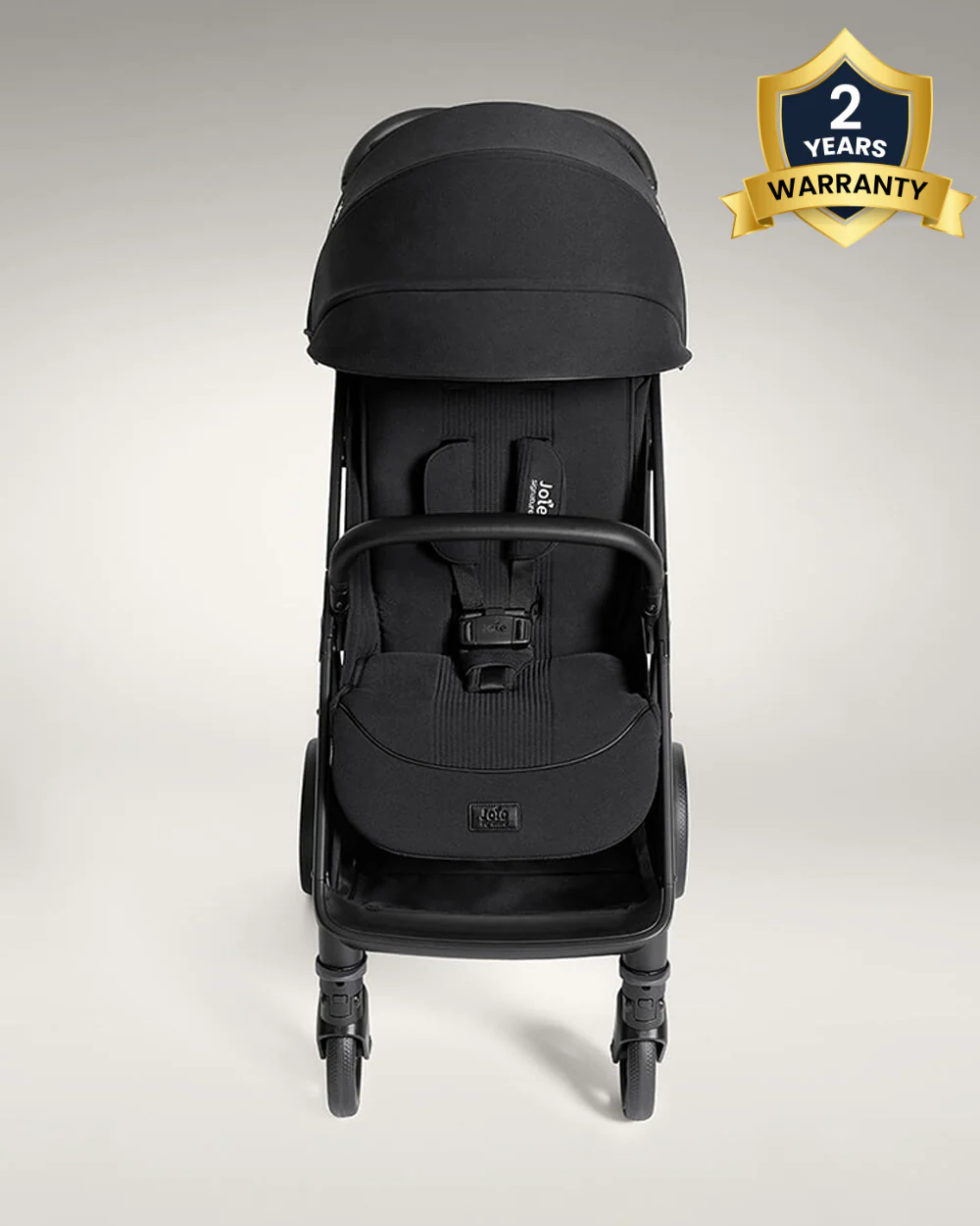 Joie Parcel LX Lightweight Stroller-One Hand Fold-Flat Reclining Seat-Car Seat Compatible-Mesh Window On Canopy-2 Years Warranty-For 0 to 4Y (Upto 22 Kg)-Eclipse - Image 2