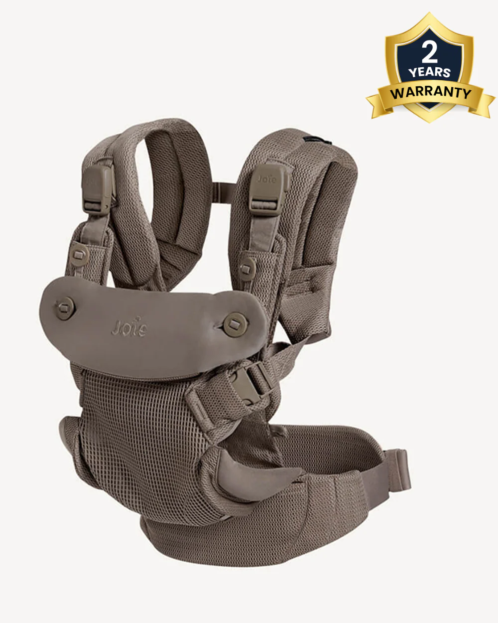 Joie Savvy Air Baby Carrier-With 4 Carrying Positions-Hip Healthy Certified-Includes Sun Hood-2 Years Warranty-For 0 to 3Y (3.5 to 15 Kg)-Bisque - Image 2