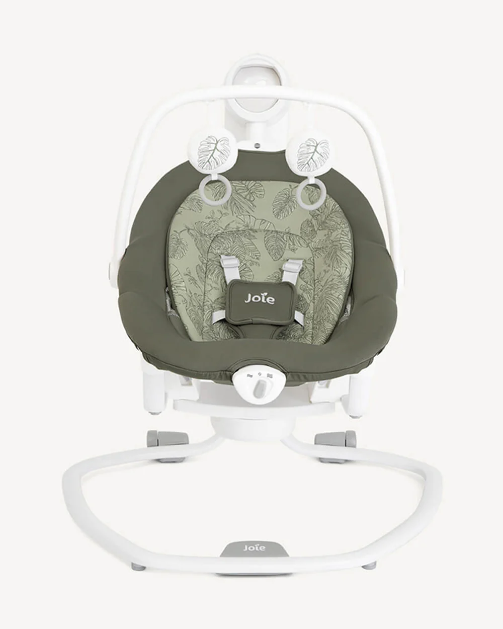 Joie Serina 2in1 Baby Swing & Rocker-6 Swing Speeds-3 Positions Recline-With Toy Bar-2 Years Warranty-For 0 to 9 Kg-Palms - Image 3