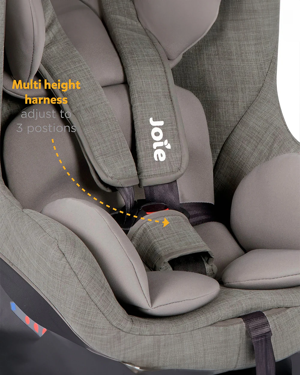 Joie Tilt Baby Car Seat-Convertible (Front & Rear Facing)-4 Recline Positions-For 0 to 4Y (Upto 18Kg)-Pavement - Image 9
