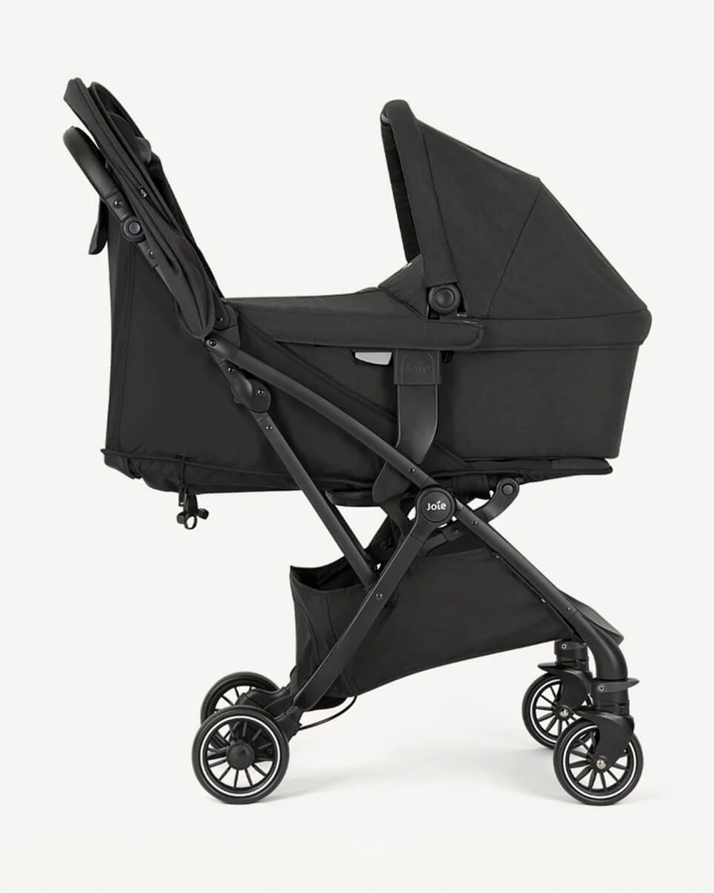 Joie Tourist Lightweight Baby Stroller-Flat Reclining Seat-One Hand Fold-Travel System Compatible-Includes Rain Cover, Travel Bag & Adapters-2 Years Warranty-For 0 to 3Y (Upto 15Kg)-Shale - Image 8