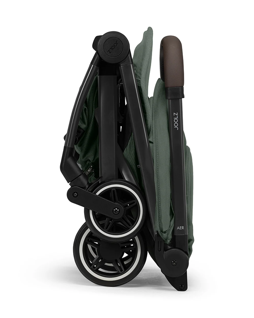 Joolz Aer+ Cabin Friendly Stroller-All Wheel Suspension-One Hand Fold-Flat Reclining Seat-Travel System Compatible-Includes Travel Bag-10 Years Transferable Warranty-For 0 to 4Y (Upto 22Kg)-Forest Green - Image 18