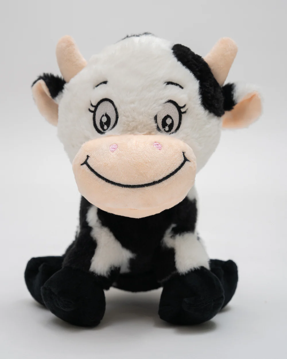 Just Bear Black & White Plush Soft Toy-Improves Motor Skills-36M+ - Image 2