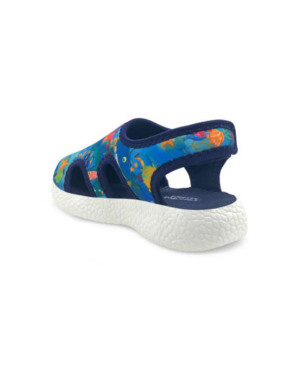 Kazarmax Blue Under The Sea Velcro Sandals For Infants - Image 3