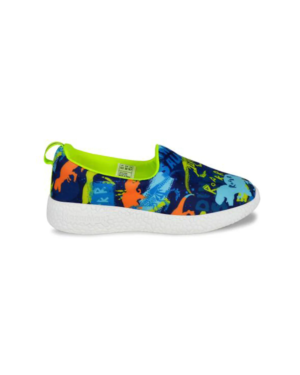 Kazarmax Neon Dino Slip On Loafers For Infants - Image 2