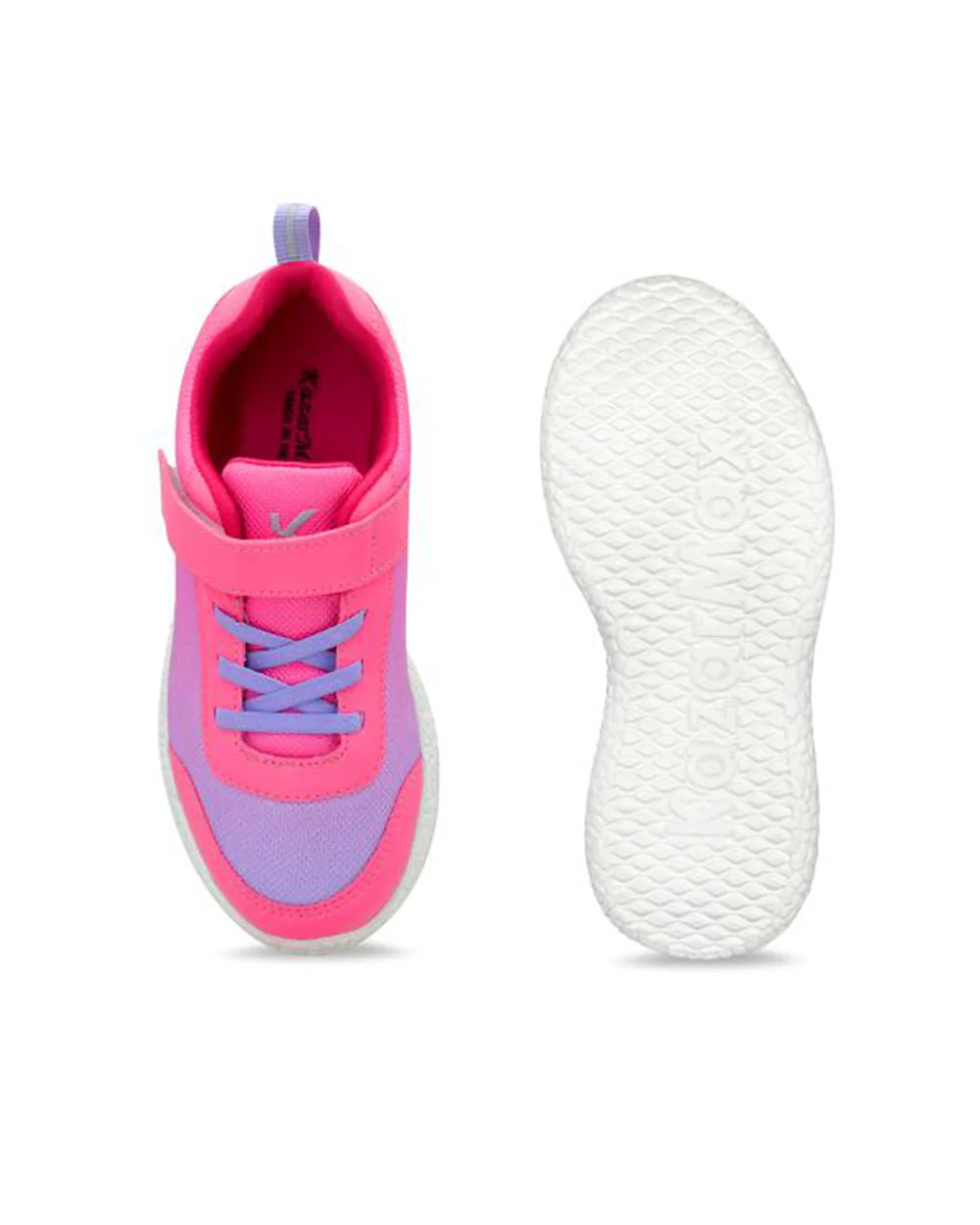 Kazarmax Pink & Blue Sports Velcro Shoes For Infants - Image 4